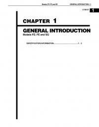 repair manual Hino Trucks FD, FE, SG Series 2004 Workshop Manual PDF