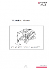 repair manual Terex Atlas 1305/1505/1605/1705 Workshop Manual PDF