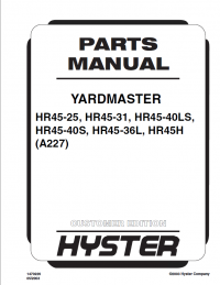 spare parts catalog Hyster Parts Manuals Europe 2017 PDF