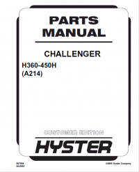 spare parts catalog Hyster Parts Manuals PDF USA 2017