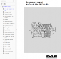 repair manual DAF Components Manuals AS Tronic Series PDF