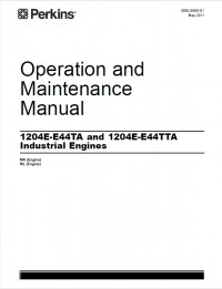 repair manual Perkins Engines 1204E Series Operation And Maintenance Manual PDF