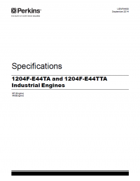 repair manual Perkins Industrial Engines 1204F Series Specifications PDF Manual