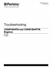 repair manual Perkins Industrial Engines 1204F Series Troubleshooting Manual PDF