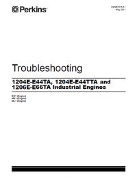 repair manual Perkins Industrial Engines 1200E Series Troubleshooting Manual PDF