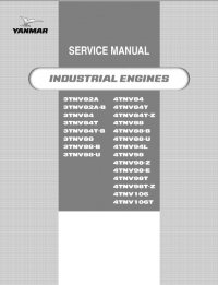 repair manual Yanmar Industrial Engines 3TNV, 4TNV Series Service Manual PDF