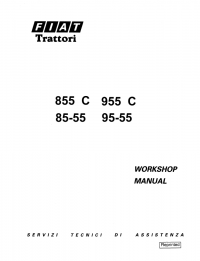 repair manual FiatTrattori 855C, 955C, 85-55, 95-55 Workshop Manual PDF