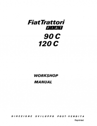 repair manual FiatTrattori 90C, 120C Workshop Manual PDF