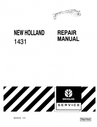 repair manual New Holland 1431 Service Manual PDF