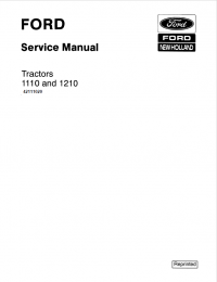 repair manual New Holland Tractors 1110, 1210 Service Manual PDF 42111020