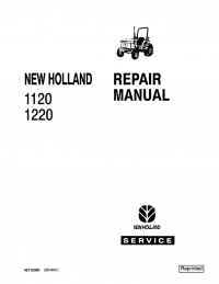 repair manual New Holland 1120, 1220 Tractor Repair Manual PDF 42112020