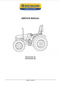 repair manual New Holland Workmaster 45, Workmaster 55 Tractor Service Manual PDF