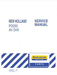 repair manual New Holland P2050 Air Drill Service Manual PDF 87478747