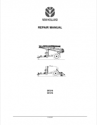 repair manual New Holland SF210, SF216 Repair Manual PDF