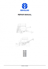 repair manual New Holland SC180, SC230, SC260, SC380, SC430 Repair Manual PDF
