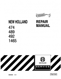 repair manual New Holland 474, 489, 492, 1465 Repair Manual PDF