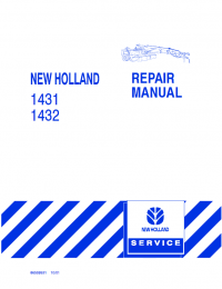 repair manual New Holland 1431, 1432 Repair Manual PDF 86592631