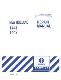 repair manual New Holland 1441, 1442 Repair Manual PDF 86614447