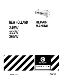repair manual New Holland 345W, 355W, 365W Repair Manual PDF