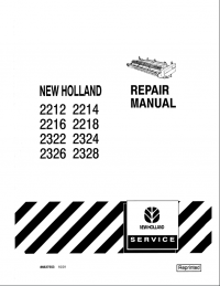 repair manual New Holland 2212 -  2218, 2322 - 2328 Repair Manual PDF