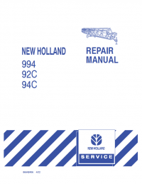 repair manual New Holland 994, 92C, 94C Repair Manual PDF 86642406
