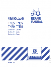 repair manual New Holland Tractor TN55, TN65, TN70, TN75 Repair Manual PDF