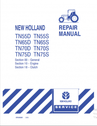 repair manual New Holland Tractor TN55/65/70/75D/S Repair Manual PDF