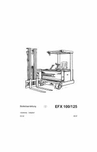 repair manual JUNGHEINRICH Truck EFX 100/125 Operating Instructions PDF
