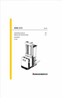 repair manual JUNGHEINRICH Truck EKS 314 Operating Instructions PDF