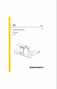 repair manual JUNGHEINRICH Truck IPC Operating Instructions PDF