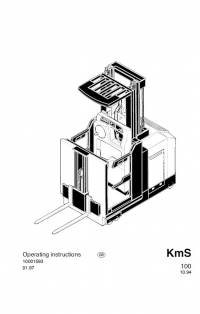 repair manual JUNGHEINRICH Truck KmS 100 Operating Instructions PDF
