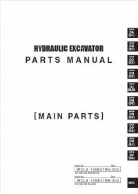 spare parts catalog Sumitomo Hydraulic Excavator SH135X-3B Parts Catalog PDF