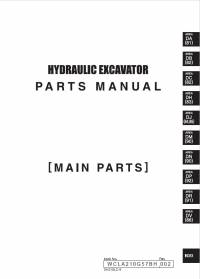 spare parts catalog Sumitomo Hydraulic Excavator SH210LC-5 Parts Manual PDF