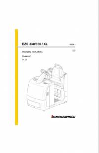 repair manual JUNGHEINRICH EZS 330/350/XL Operating Instructions PDF