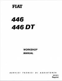 repair manual Fiat 446, 446DT 06910073 Workshop Manual PDF