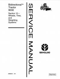 repair manual New Holland Bidirectional 9030 Tractor 40903010 Service Manual PDF