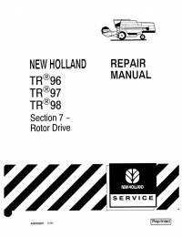 repair manual New Holland TR96, TR97, TR98 Combine Repair Manual PDF