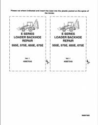 repair manual New Holland 555E, 575E, 655E, 675E Series Loader Backhoe Repair Manual PDF