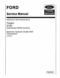 repair manual New Holland Ford Tractor 2120 40192022 Service Manual PDF