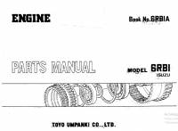 spare parts catalog TCM Isuzu 6RBI Engine Parts Manual PDF