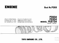 spare parts catalog TCM Nissan Disel Engine PD604, PE604, PE6T04 Parts Manual PDF