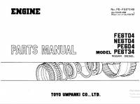 spare parts catalog TCM Nissan Diesel Engine FE6T04, NE6T04, PE604, PE6T34 Parts Manual PDF