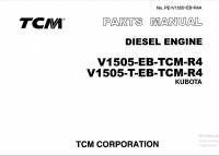 spare parts catalog TCM Diesel Engine V1505-EB-TCM-R4, V1505-T-EB-TCM-R4 Parts Catalog PDF