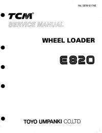 repair manual TCM Wheel Loader E820 Service Manual PDF