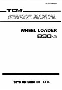 repair manual TCM Wheel Loader 890-3 Service Manual PDF