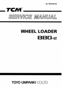 repair manual TCM Wheel Loader 880-2 Service Manual PDF