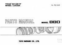 spare parts catalog TCM Wheel Loader 880 Parts Manual PDF