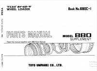 spare parts catalog TCM Wheel Loader 880 Supplement Parts Manual PDF