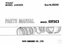 spare parts catalog TCM Wheel Loader 850 Parts Manual PDF
