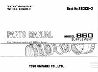 spare parts catalog TCM Wheel Loader 860 Parts Manual SUPPLEMENT PDF